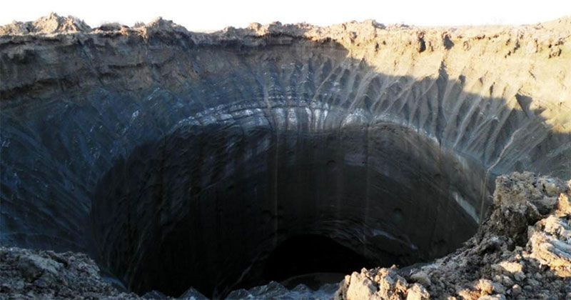 Aşırı sıcaklarla Kuzey Kutbu delindi Rusya televizyonu çekti koca bir delik ortaya çıktı - Resim: 1