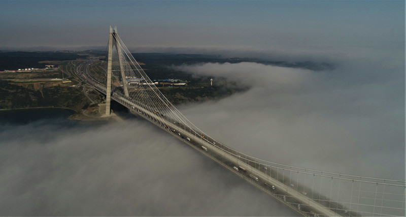 Yavuz Sultan Selim Köprüsü'nü hiç böyle görmemiştik - Resim: 1
