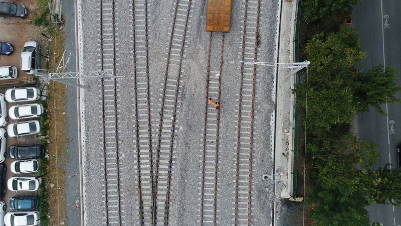 Halkalı- Gebze Banliyö hattı havadan görüntülendi - Resim: 3