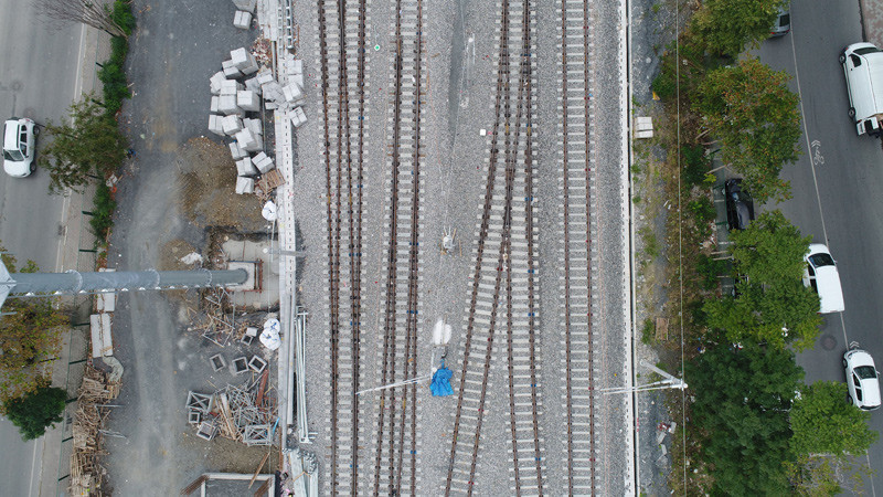 Halkalı- Gebze Banliyö hattı havadan görüntülendi - Resim: 4