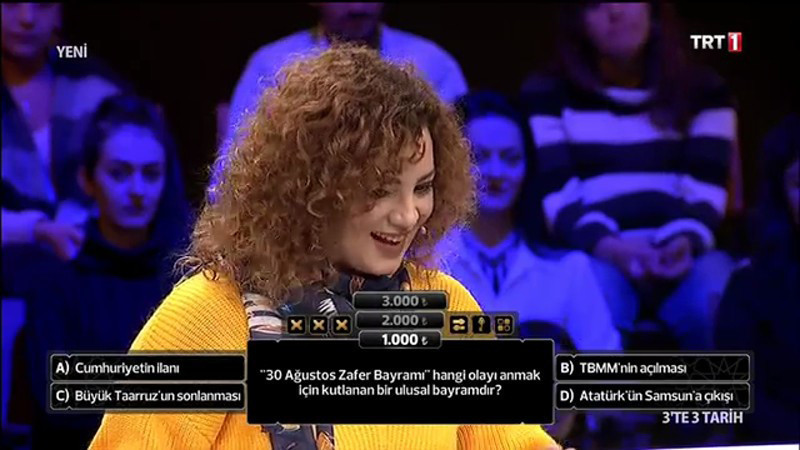 3'te 3 Tarih'te Engin Altan Düzyatan yarışmacıya böyle yüklendi - Resim: 3