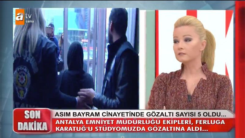 Müge Anlı'da Asım Bayram'ın eşi katil zanlısı çıktı canlı yayında tutuklama! - Resim: 1