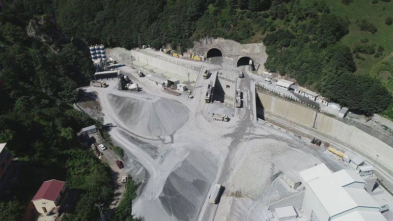 Zigana Tüneli’nde ilk defa yeni bir teknik donatılacak - Resim: 1
