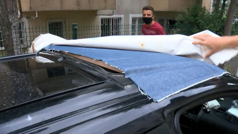 Avcılar'da otomobilinin sunroof'u çalındı çözümü masa örtüsünde buldu - Resim: 4