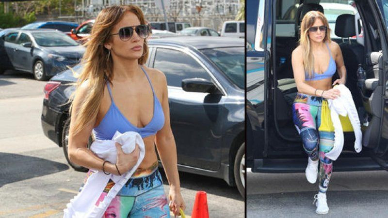 Jennifer Lopez'in giydiği taytların sırrı çözüldü! - Resim: 1
