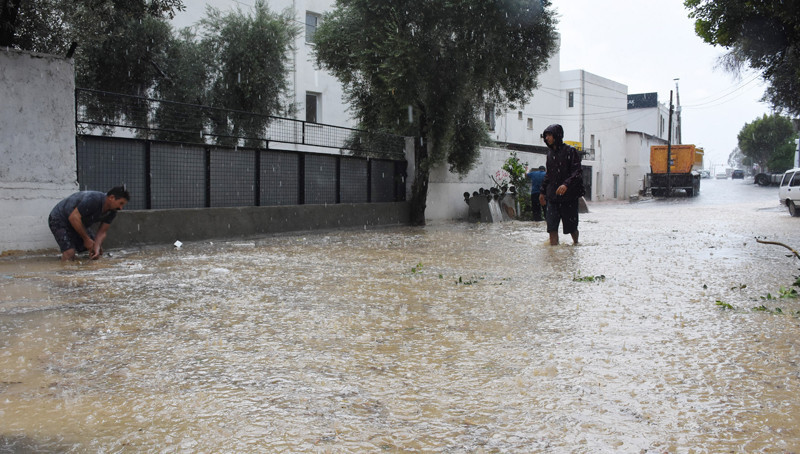 Bodrum'da sağanak yağış hayatı felç etti - Resim: 2