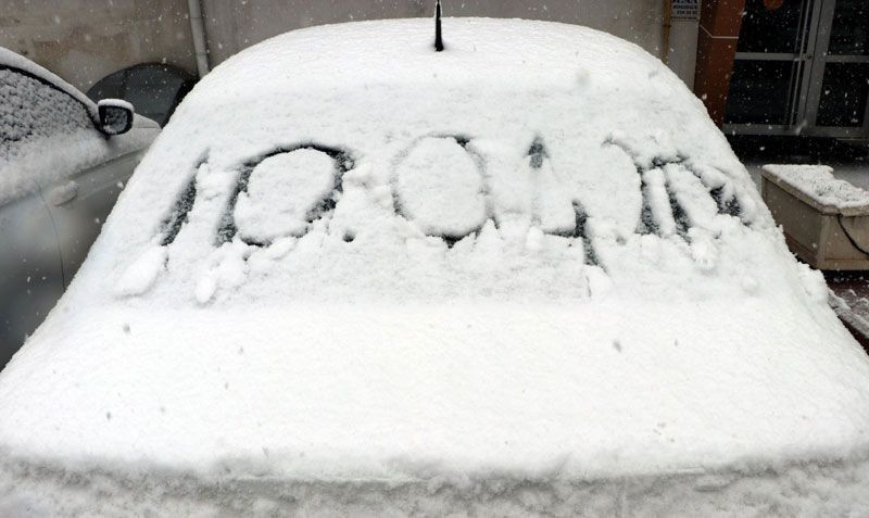 Kayseri'de nisan karı kar kalınlığı 10 santimetreye yaklaştı - Resim: 3