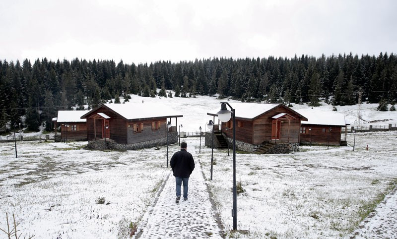 İnanılır gibi değil! Mayıs'ın ortasında kar yağdı - Resim: 1