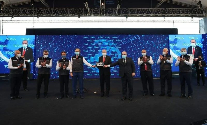 TOGG'un fabrika temeli atıldı! Cumhurbaşkanı Erdoğan : "Ölmek var dönmek yok" - Resim: 4