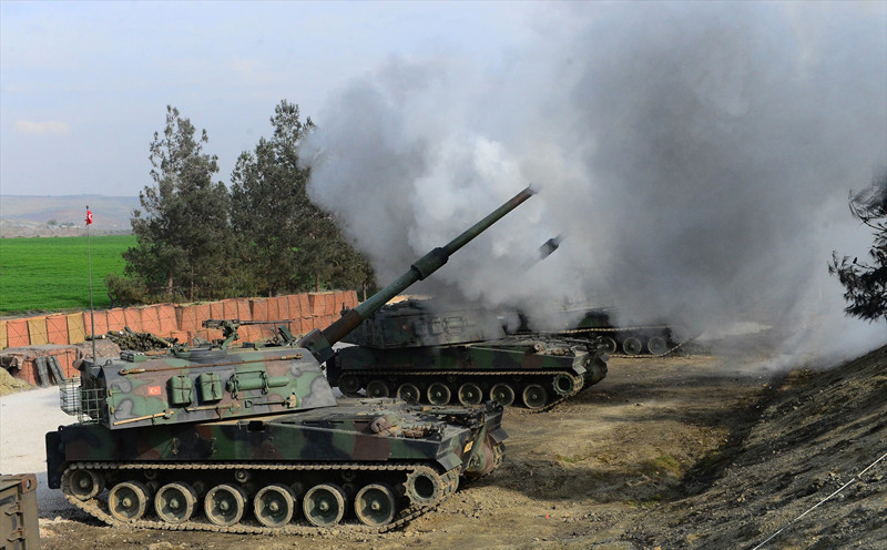 Fırtına obüsleri Afrin'i YPG'ye dar ediyor - Resim: 2