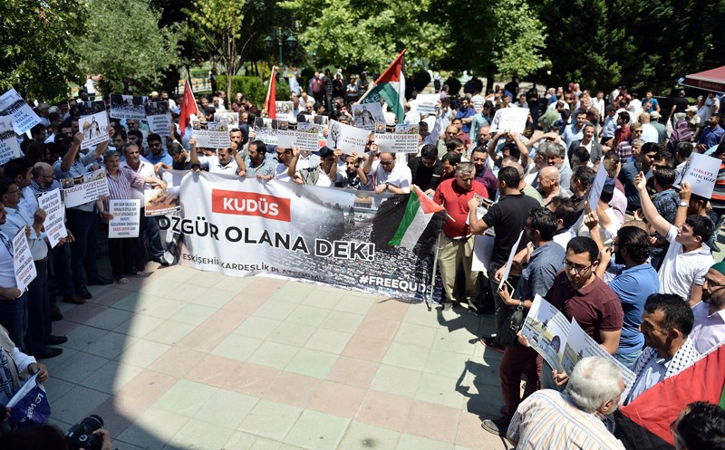 Türkiye'nin dört bir yanında İsrail böyle protesto edildi - Resim: 1
