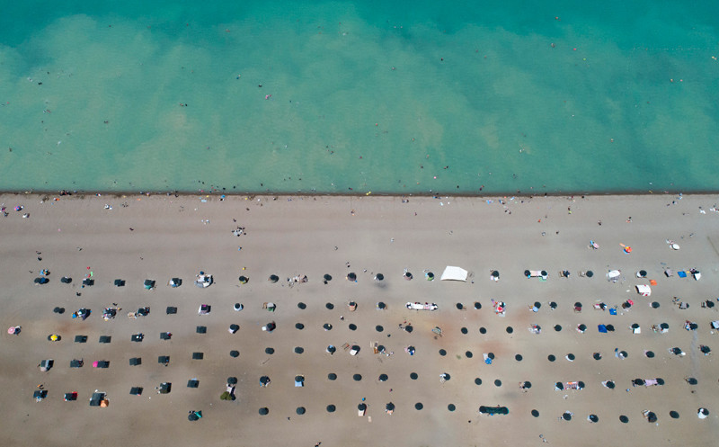 Konya Ovası'nda plaj keyfi! Antalya sahillerini aratmadı - Resim: 1