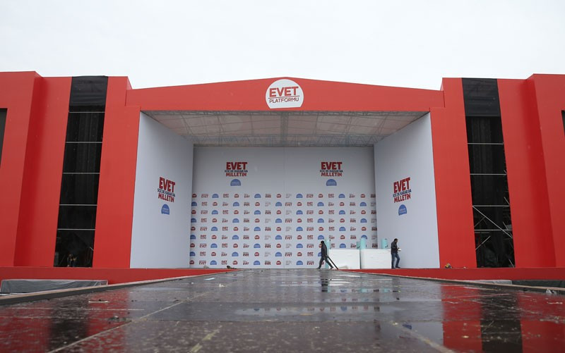 Milyonlar bunu bekliyor Yenikapı'da büyük evet mitingi - Resim: 1