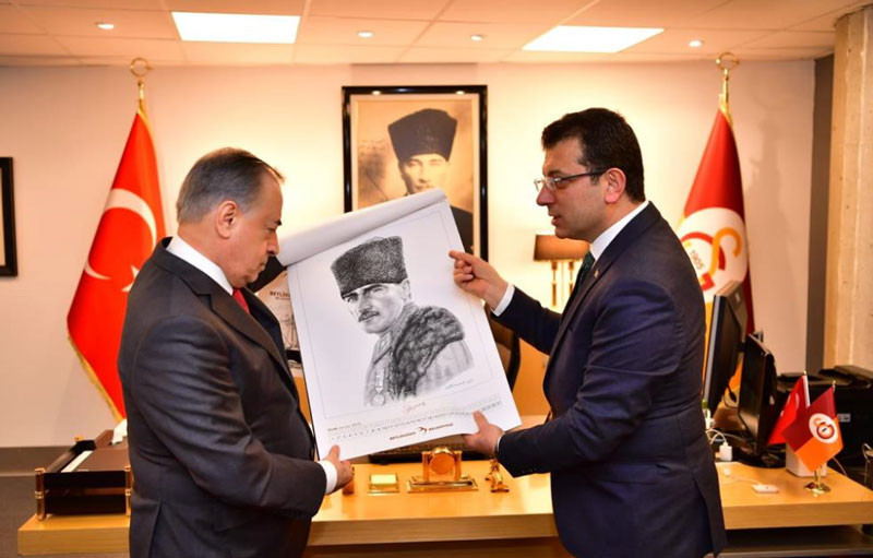 Ekrem İmamoğlu'ndan Galatasaray Başkanı Mustafa Cengiz'e ziyaret - Resim: 2