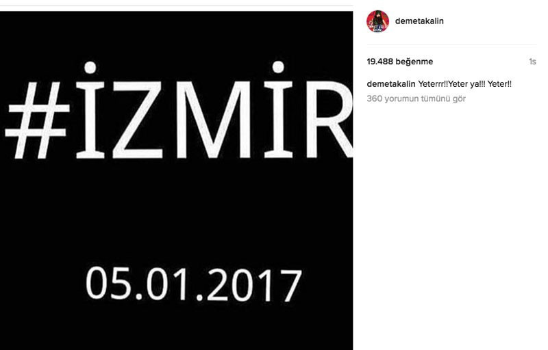 Ünlüler İzmir patlamasını sosyal medyadan lanetledi! - Resim: 2