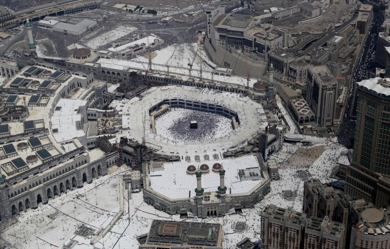 Kabe-i Muazzama havadan görüntülendi - Resim: 1