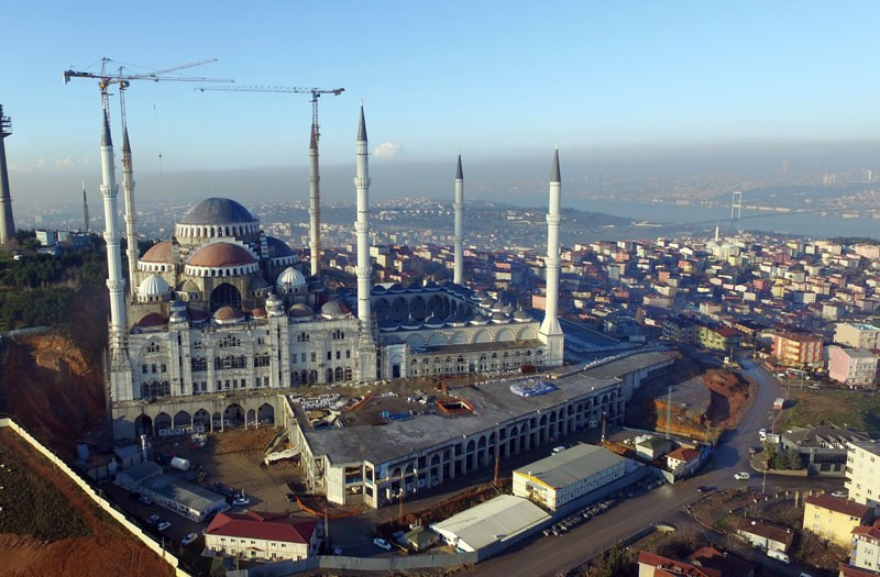 Çamlıca Cami son hali havadan böyle görüntülendi - Resim: 3