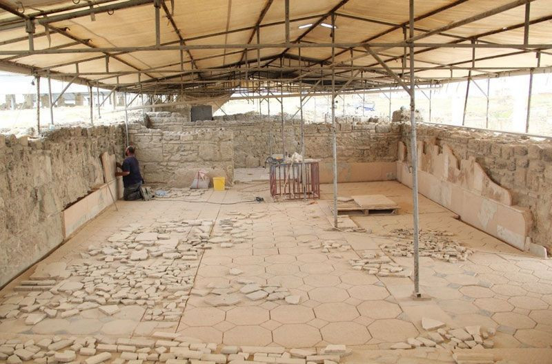 Denizli'de Roma İmparatoru Nero'nun heykeline ait mermer baş bulundu - Resim: 3