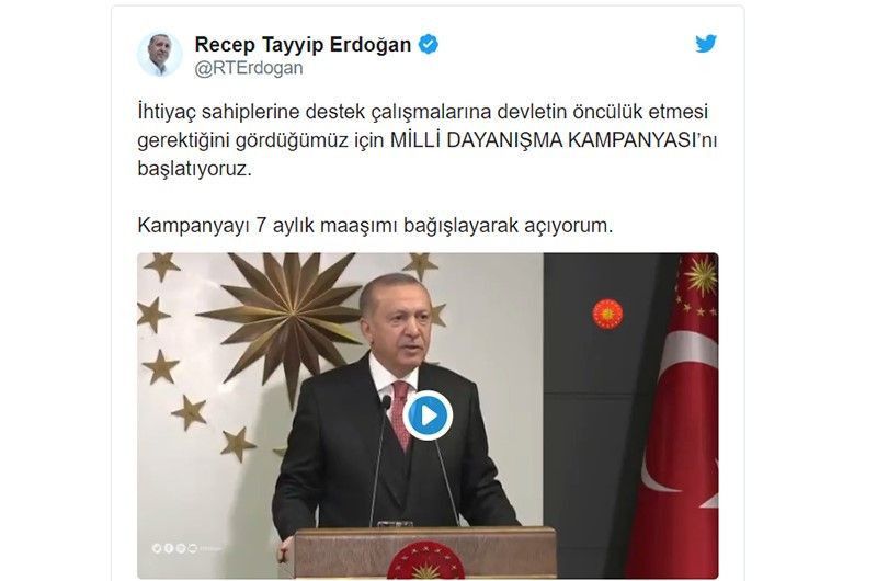 Erdoğan öncü oldu Kampanyaya bağış yağdı - Resim: 1