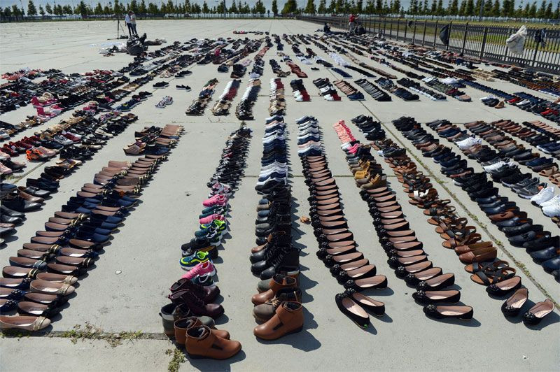 Yenikapı miting alanı ayakkabı kurutma yeri oldu şaşırtan manzara - Resim: 2