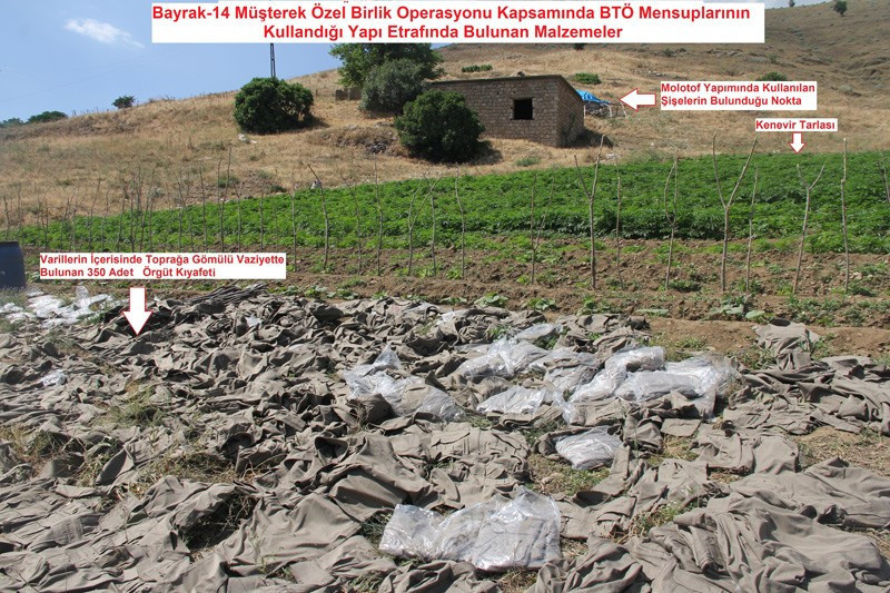 Lice'de 4 odalı lavabolu 250 metrekarelik PKK mağarası - Resim: 4