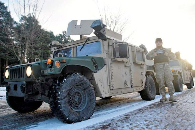 Binlerce ABD askeri yüzlerce zırhlı araç Polonya'ya girdi - Resim: 1