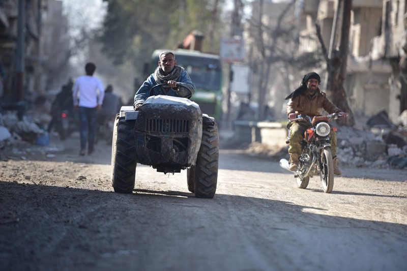 DEAŞ sonrası El Bab sokakları böyle görüntülendi - Resim: 1