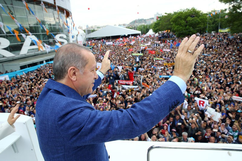 Recep Tayyip Erdoğan'a eşi benzeri görülmemiş karşılama! - Resim: 1