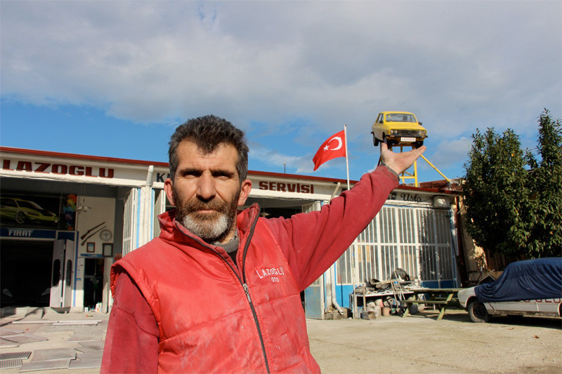 Kaporta ustası yaptı : 'Hamsi tavada laz havada' - Resim: 3