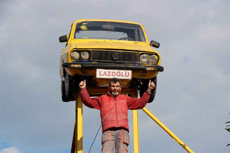 Kaporta ustası yaptı : 'Hamsi tavada laz havada' - Resim: 4