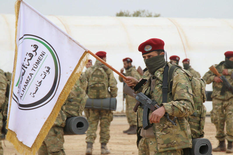 400 Afrinli Kürt Zeytin Dalı Harekatı'na katıldı - Resim: 1