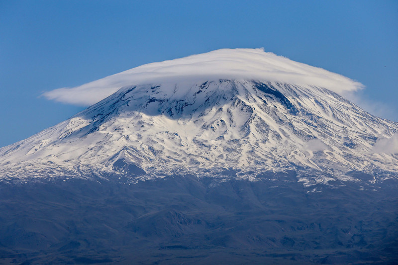Ağrı Dağı beyaz şapka taktı - Resim: 1