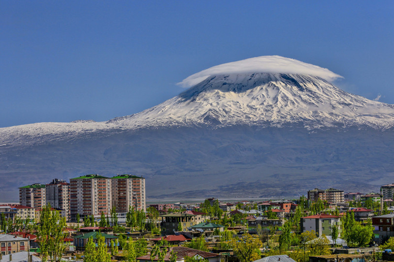 Ağrı Dağı beyaz şapka taktı - Resim: 3