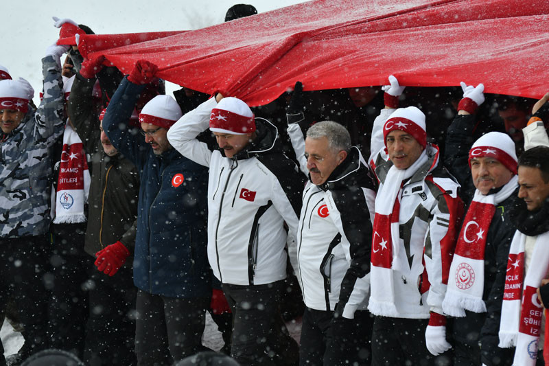 Sarıkamış Harekatı'nın 104. yılında Türkiye şehitlerine yürüyor - Resim: 2