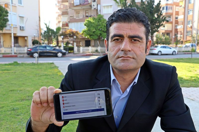 Kendine oy verdiği sandıktan sıfır oy çıkınca... - Resim: 1