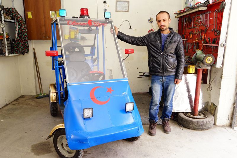 2 bin liraya araba yaptı görenler 'bana da yapar mısın?' diyor - Resim: 1