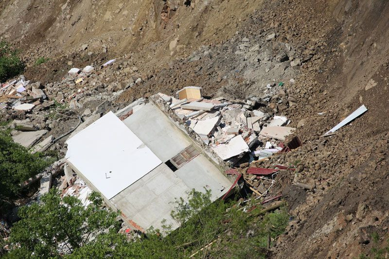 Heyelan bir mahalleyi yok etti! Ordu Aybastı'dan gelen yeni görüntüler - Resim: 3