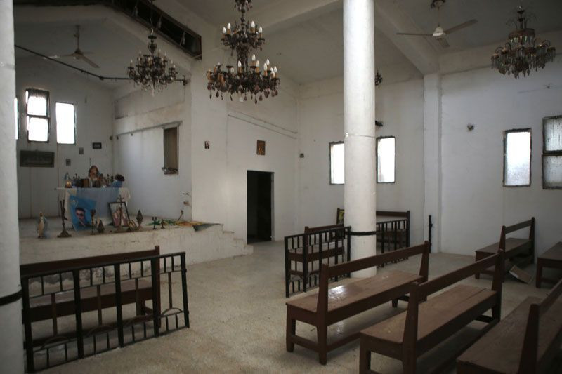 YPG'nin karargaha çevirdiği Ermeni kilisesinde Öcalan posterleri - Resim: 3