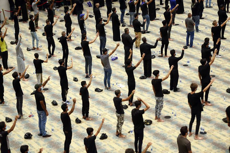 Irak'ta koronavirüs önlemleri eşliğinde Muharrem Matemi! - Resim: 2