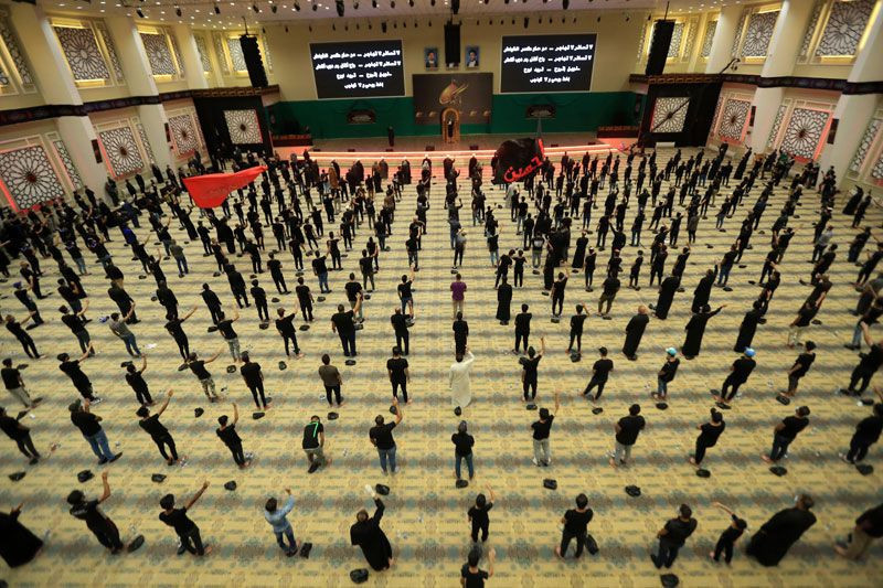 Irak'ta koronavirüs önlemleri eşliğinde Muharrem Matemi! - Resim: 4