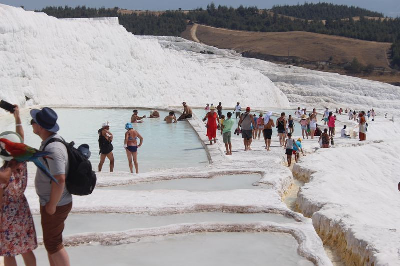 Virüsü unuttular! Sıcaklardan bunalan beyaz cennete kaçtı - Resim: 3