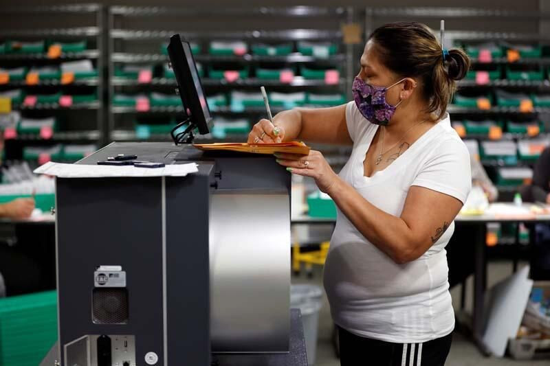ABD'de posta yoluyla kullanılan çok sayıda oy seçim merkezlerine ulaşmadı - Resim: 4