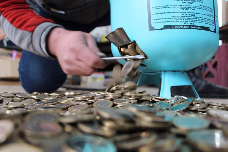 Denizli'de 6 ay tüpte bozuk para biriktirdiler! Tüpten bakın ne kadar çıktı - Resim: 4