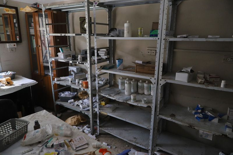 İsrail Gazze'den çekildi hastanedeki yıkım ortaya çıktı - Resim: 1