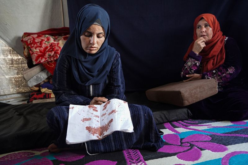 Gazzeli 9 yaşındaki Ritac, gittiği okuldan İsrail saldırısı nedeniyle beyaz kefenle döndü - Resim: 3