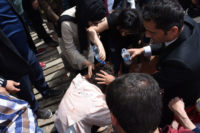 Batman'daki törende patladı! Olay yerinden görüntüler - Resim: 1