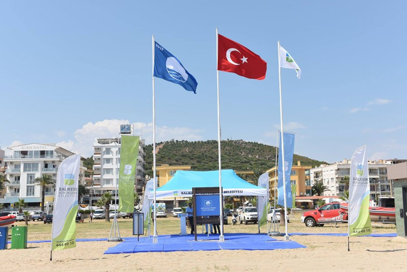 Balıkesir'de mavi bayraklı plaj sayısı 22'e yükseldi - Resim: 1