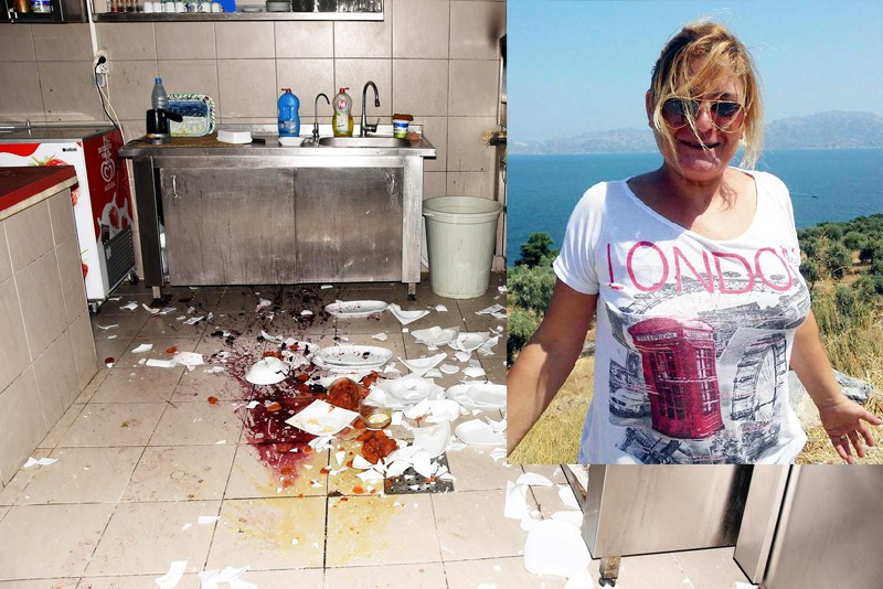 İşten atılan aşçı kadının kazmalı intikamına bakın! - Resim: 1