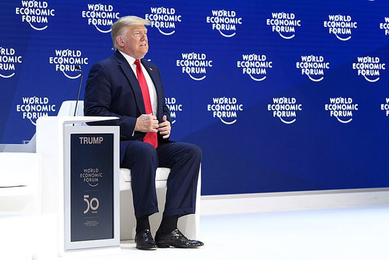Davos'ta Donald Trump'ın ayakkabıları dikkat çekti - Resim: 1
