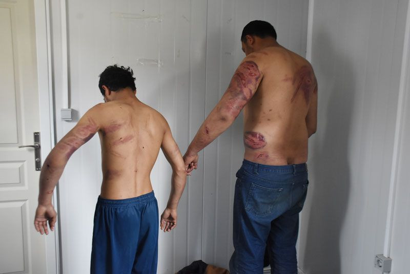 Yunan polisi Pakistanlı göçmenleri dövüp Türkiye'ye gönderdi - Resim: 4